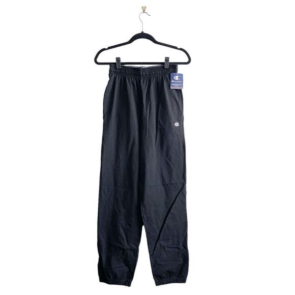 Champion Men's Cotton Pull On Athletic Activewear Pants Black Small NWT - Picture 1 of 9